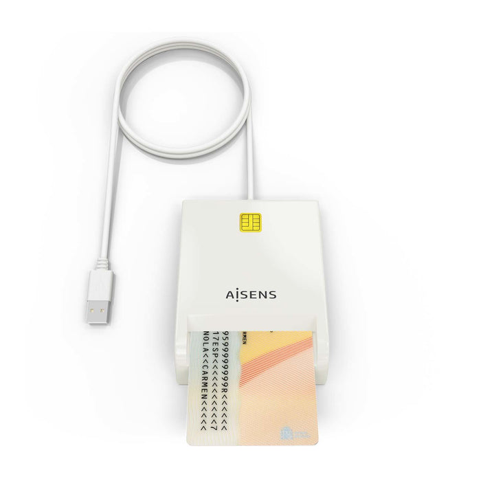 EAN 8436574709322 - AISENS ASCR-SN07-W lector de tarjeta inteligente Interior USB USB 2.0 imagen 3