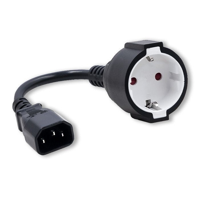 EAN 5901878539065 - Qoltec 53906 cable de transmisión Negro 0,15 m IEC 320 Schuko imagen 5
