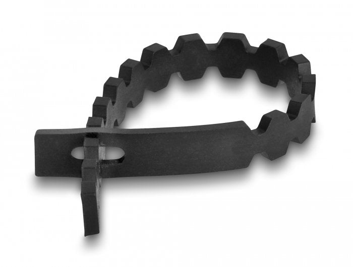 EAN 4043619190027 - DeLOCK 19002 presilla Brida reutilizable Elastómero termoplástico (TPE) Negro, Blanco 20 pieza(s) imagen 1