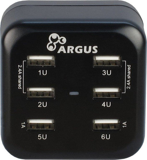 EAN 4260133128712 - Inter-Tech Argus LS-6US USB Universal Negro Corriente alterna Interior imagen 1