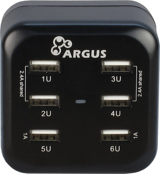 EAN 4260133128712 - Inter-Tech Argus LS-6US USB Universal Negro Corriente alterna Interior imagen 1