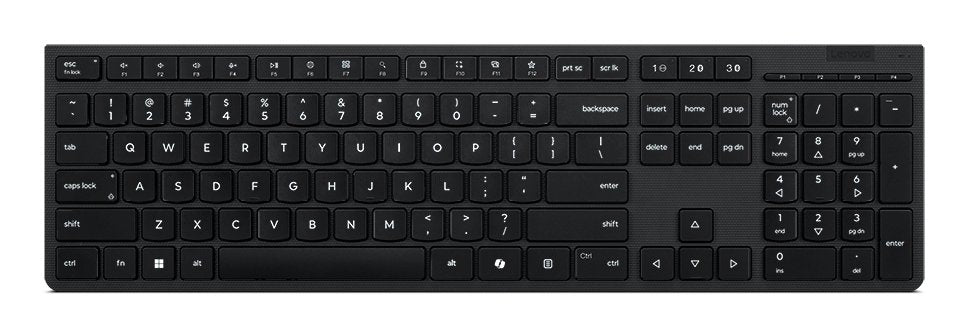 EAN 0195892113744 - Lenovo 4Y41R64540 teclado Hogar / Oficina RF Wireless + Bluetooth Inglés de EE. UU. Negro imagen 1