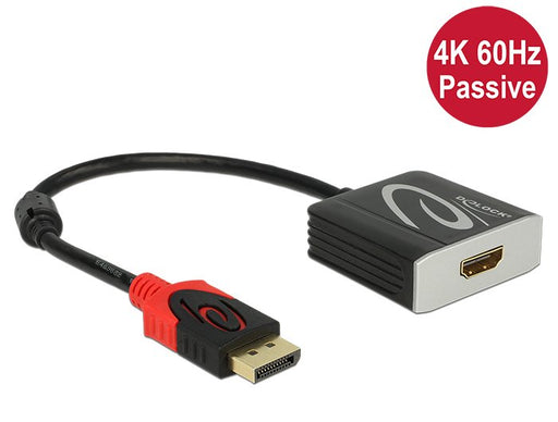 EAN 4043619627196 - DeLOCK 0.2m, Displayport/HDMI 0,2 m Negro imagen 1
