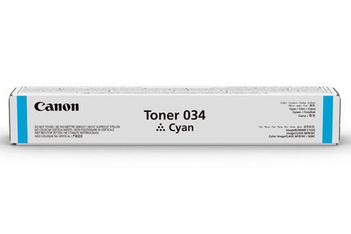 EAN 4549292017090 - Canon 034 cartucho de tóner 1 pieza(s) Original Cian imagen 2