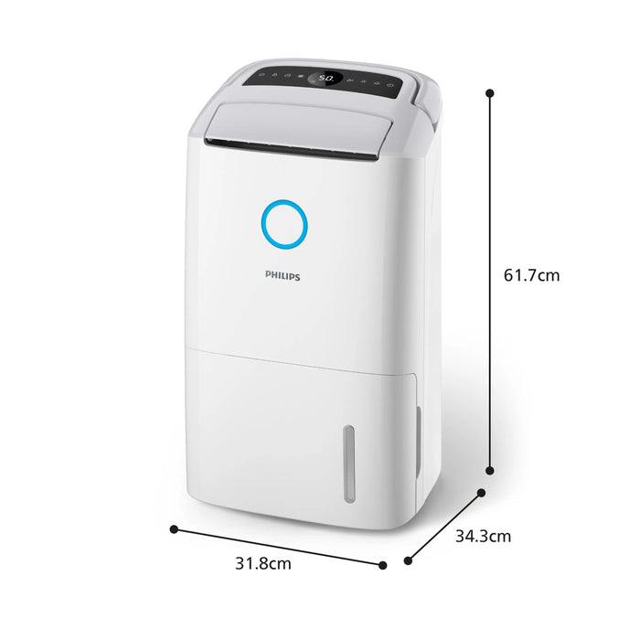 EAN 8720389057625 - Philips 5000 series DE5305/11 deshumidificador 4 L 54 dB Blanco imagen 9