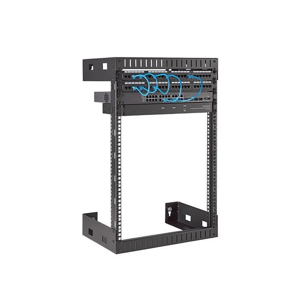 EAN 65030872270 - StarTech.com RK15WALLO armario rack Bastidor de pared Negro imagen 6