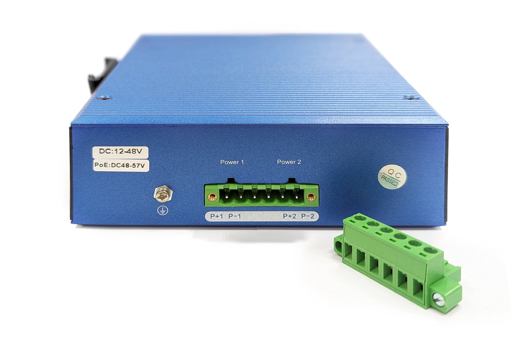 EAN 4016032490227 - Digitus DN-651158 switch Gestionado Gigabit Ethernet (10/100/1000) Negro, Azul imagen 5