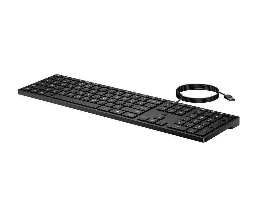 EAN 5715063730812 - HP 320K Wired Keyboard teclado Oficina USB Negro imagen 8