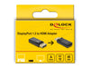 EAN 4043619610860 - DeLOCK 61086 cambiador de género para cable DisplayPort HDMI Negro imagen 3