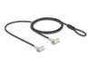 EAN 4043619209361 - Navilock 20936 cable antirrobo Negro, Plata 1,8 m imagen 1
