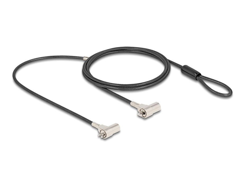 EAN 4043619209361 - Navilock 20936 cable antirrobo Negro, Plata 1,8 m imagen 1