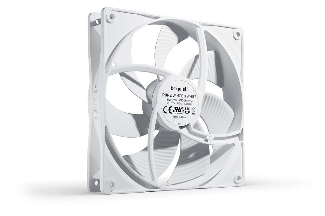 EAN 4260052190999 - be quiet! Pure Wings 3 140mm PWM White Carcasa del ordenador Ventilador 14 cm Blanco 1 pieza(s) imagen 2