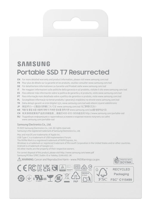 EAN 8806097817550 - Samsung MU-PD1T0G/WW unidad externa de estado sólido 1 TB USB Tipo C 3.2 Gen 2 (3.1 Gen 2) Plata imagen 9