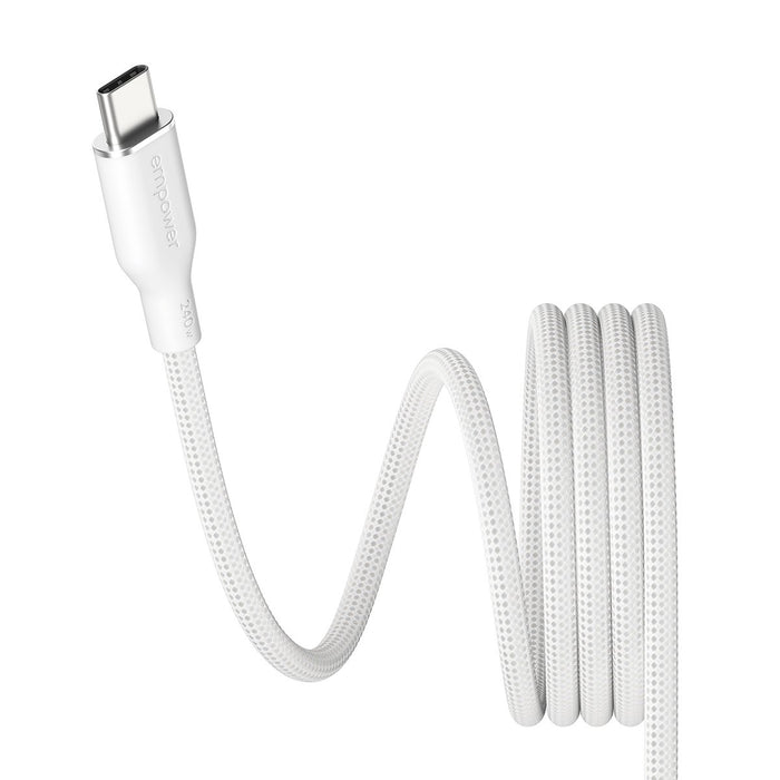 EAN 5715685027703 - PanzerGlass empower by ® Magnetic 240W USB-C to USB-C Cable | USB 2.0 | 1.5M | Silver White Protector de  imagen 6