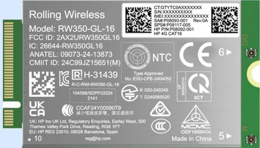 EAN 5715328284357 - HP 4G LTE-Advanced Pro Cat16 WWAN tarjeta y adaptador de interfaz imagen 1