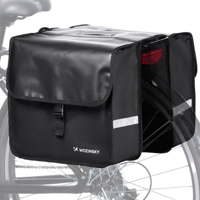 EAN 5907769301353 - Wozinsky WBB34BK Sillín Bolsa de bicicletas 28 L Poliéster Negro imagen 1