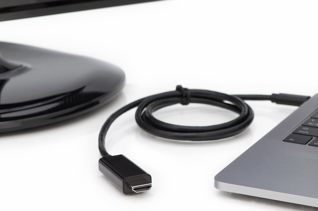 EAN 4016032451334 - Digitus AK-300330-020-S adaptador de cable de vídeo 2 m USB Tipo C DisplayPort Negro imagen 4