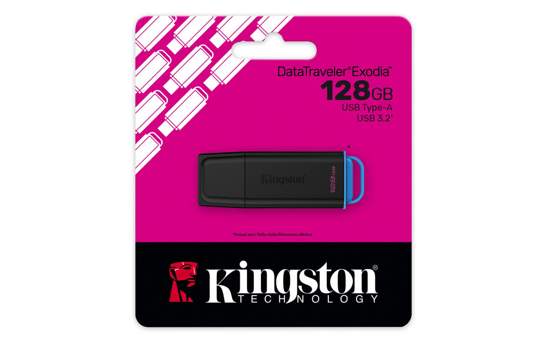 EAN 0740617353846 - Kingston Technology DataTraveler Exodia unidad flash USB USB tipo A 3.2 Gen 1 (3.1 Gen 1) Negro, Azul imagen 4