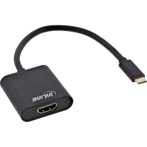 EAN 4043718271108 - InLine 64101B adaptador de cable de vídeo 0,2 m USB Tipo C HDMI Negro imagen 1