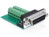 EAN 4043619652747 - DeLOCK 65274 cambiador de género para cable Sub-D 15 pin Gameport 16 pin Terminal block Verde imagen 1