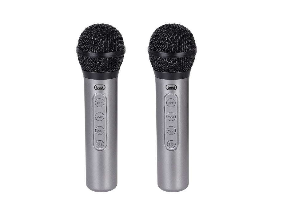 EAN 8011000039718 - Trevi EM 415 R Negro, Plata Micrófono para karaoke imagen 2