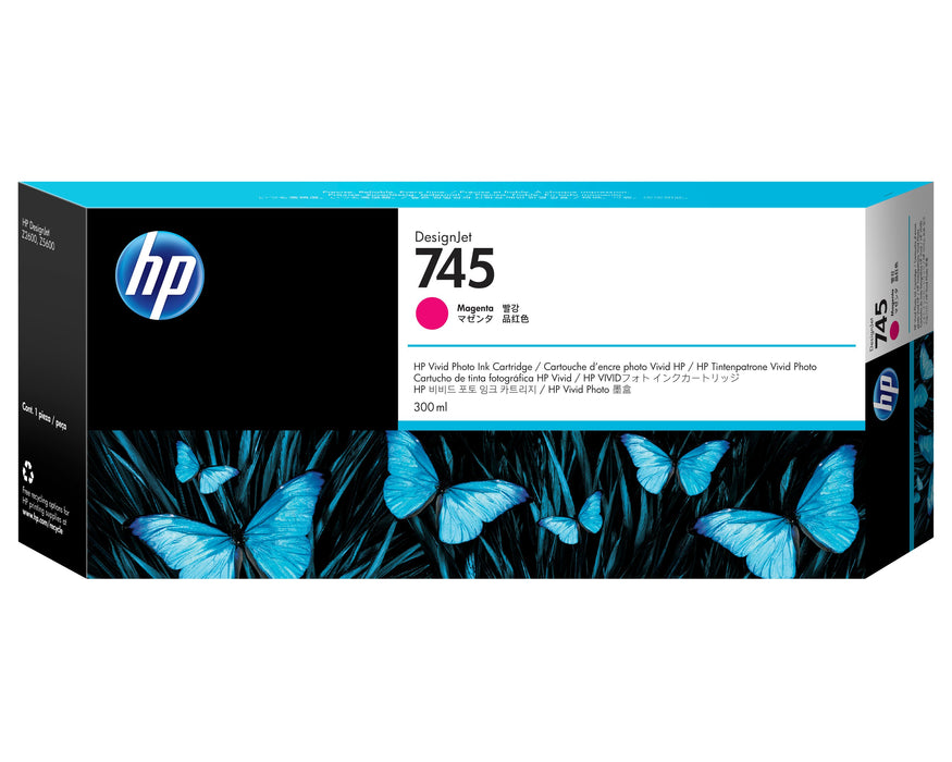EAN 0725184104640 - HP 745 300-ml DesignJet Magenta Ink Cartridge cabeza de impresora Inyección de tinta térmica imagen 1