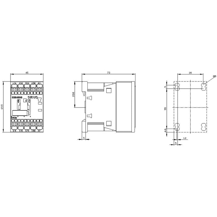 EAN 4011209785366 - Siemens 3RT2016-2BB41 contactor eléctrico imagen 4