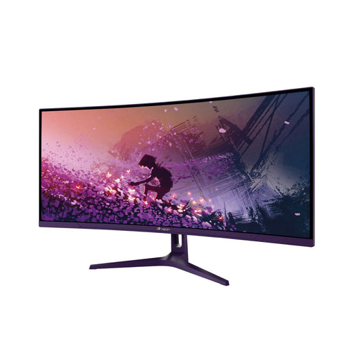 EAN 0850054766977 - Arozzi Nova 34″ Curved pantalla para PC 86,4 cm (34") 3440 x 1440 Pixeles UltraWide Quad HD LED Púrpura imagen 2