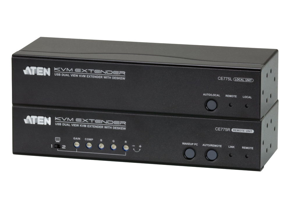 EAN 4710423778511 - ATEN CE775 extensor audio/video Transmisor y receptor de señales AV Negro imagen 1