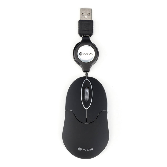 EAN 8435430606461 - NGS SIN ratón Viajes Ambidextro USB tipo A Óptico 1000 DPI imagen 1