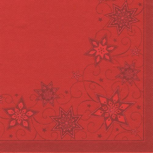 EAN 4002911824474 - Papstar 82447 servilleta de papel Pañuelo de papel Rojo 20 pieza(s) imagen 1