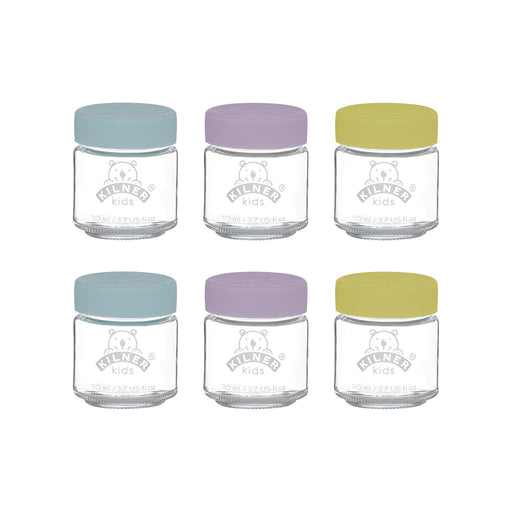 EAN 5010853253732 - Kilner 65025016 recipiente de almacenar comida Alrededor Jarra 0,11 L Multicolor, Transparente 6 pieza(s) imagen 1