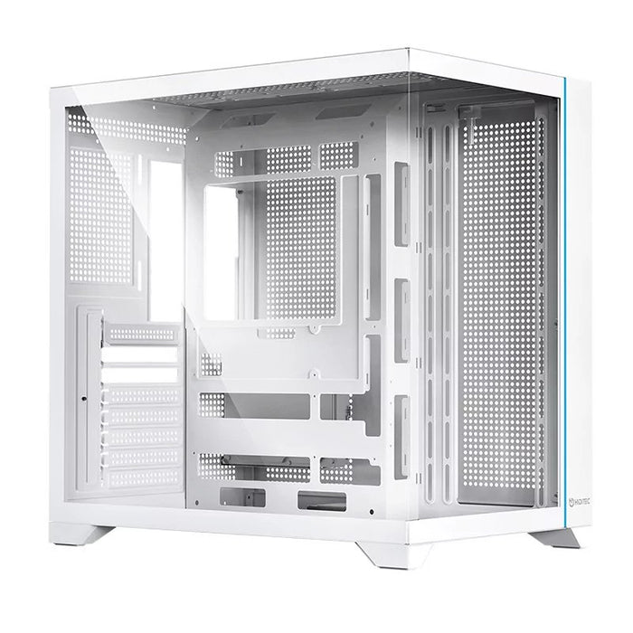 EAN 8436545694190 - Hiditec H3 PRO Midi Tower Transparente, Blanco imagen 3