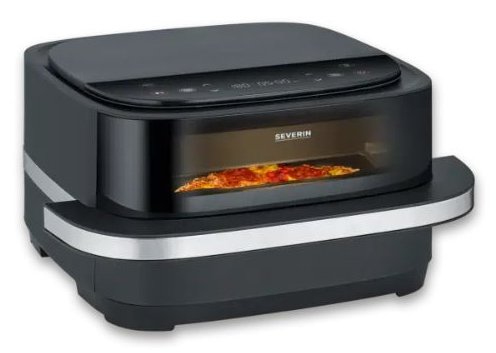 EAN 4008146046650 - Severin FR 2464 fabricante de pizza y hornos 1 Pizza(s) 2200 W Negro, Plata imagen 6