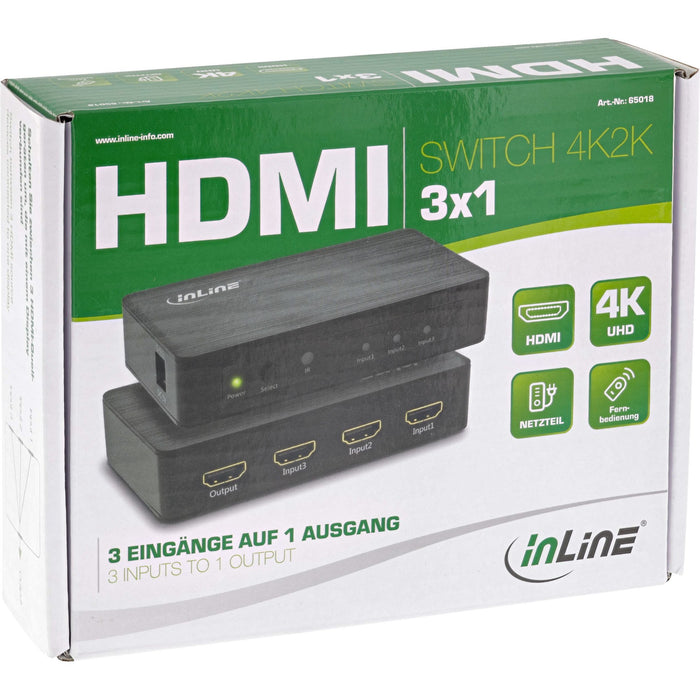 EAN 4043718303038 - InLine 65018 interruptor de video HDMI imagen 4