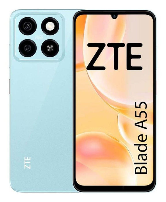 EAN 6902176128493 - ZTE Blade A55 17,1 cm (6.75") SIM doble 4G USB Tipo C 4 GB 128 GB 5000 mAh Azul imagen 1