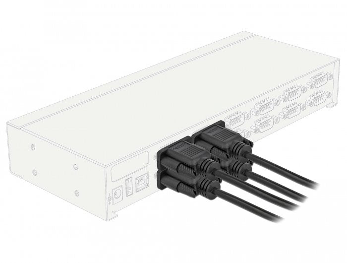 EAN 4043619874729 - DeLOCK 87472 cable de serie Negro 2 m DB-9 imagen 3