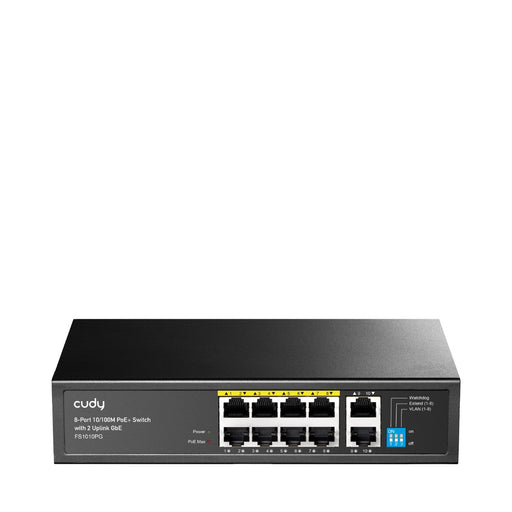 EAN 6971690791254 - Cudy FS1010PG switch Fast Ethernet (10/100) Energía sobre Ethernet (PoE) Negro imagen 1