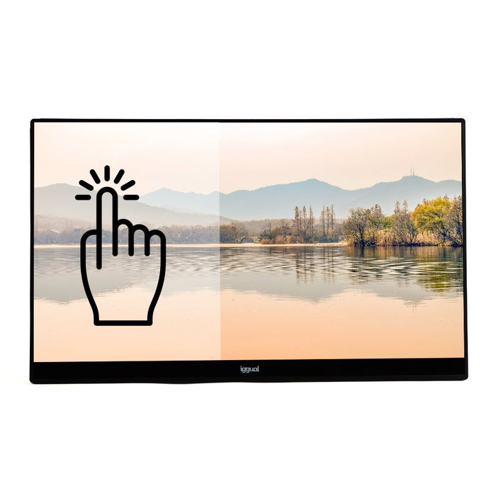 EAN 8435364318515 - iggual MTL270HS pantalla para PC 68,6 cm (27") 1920 x 1080 Pixeles Full HD LED Pantalla táctil Mesa Negro imagen 4