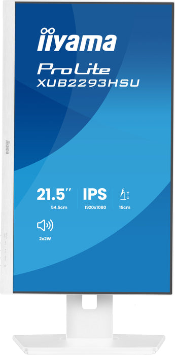 EAN 4948570126910 - iiyama ProLite XUB2293HSU-W7 pantalla para PC 54,6 cm (21.5") 1920 x 1080 Pixeles Full HD LED Blanco imagen 4