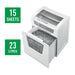 EAN 4002432118960 - Leitz 80030000 triturador de papel Corte cruzado 55 dB 22,3 cm Blanco imagen 4