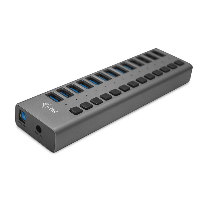 EAN 8595611702952 - i-tec U3CHARGEHUB13 cargador de dispositivo móvil Universal Gris Corriente alterna Interior imagen 1