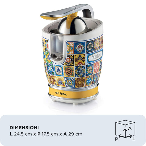 EAN 8003705122840 - Ariete 0413/0P prensa de cítricos eléctricos 0,6 L 85 W Azul, Amarillo imagen 2