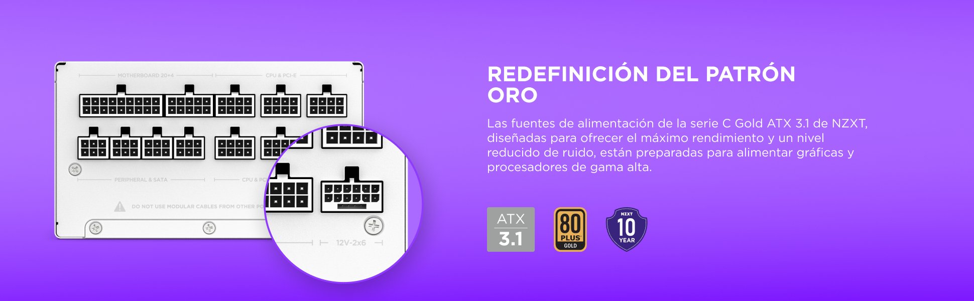 EAN 5056547204710 - NZXT C1000 Gold ATX 3.1 unidad de fuente de alimentación 1000 W 24-pin ATX Negro imagen 12