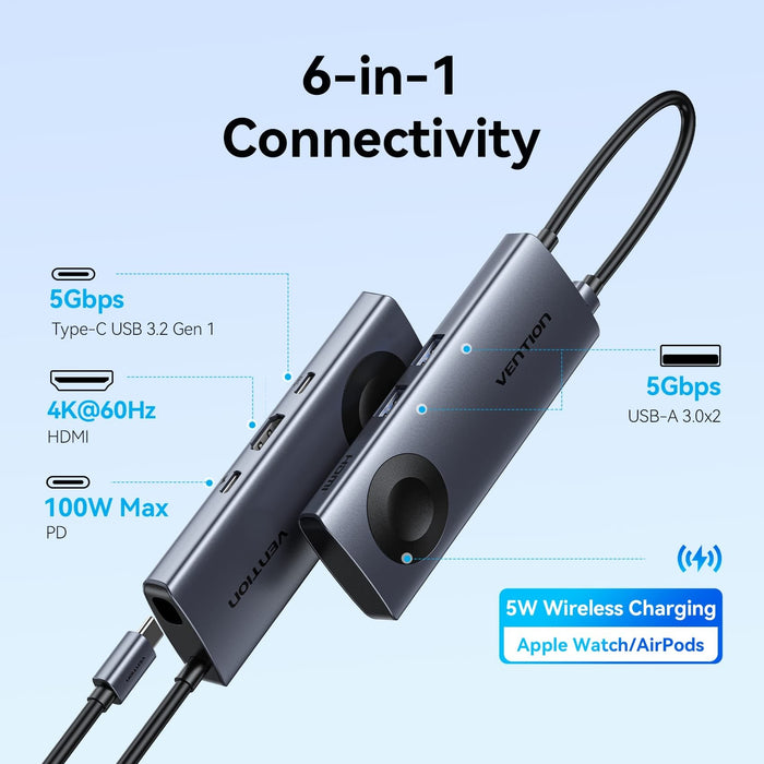 EAN 6922794791862 - Vention TPMHB base de conexión para disco duro Gris imagen 3