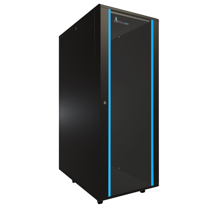 EAN 5903148911403 - Extralink 37U 600X1000 STANDING RACKMOUNT CABINET BLACK Bastidor de pared imagen 17