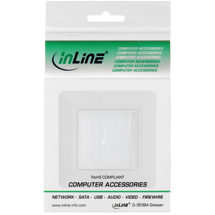 EAN 4043718271979 - InLine 78501 placa de pared y cubierta de interruptor Blanco imagen 3