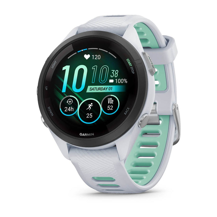 EAN 0753759313753 - Garmin Forerunner 265S 2,79 cm (1.1") AMOLED 42 mm Digital 360 x 360 Pixeles Pantalla táctil Negro, Blanc imagen 1