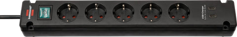 EAN 4007123691098 - Brennenstuhl 1150660415 base múltiple 3 m 5 salidas AC Interior Negro imagen 1