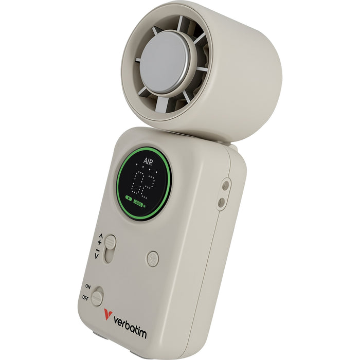 EAN 0023942323464 - Verbatim 32346 ventilador y nebulizador personal de mano Blanco, Plata Ventilador de mano imagen 1